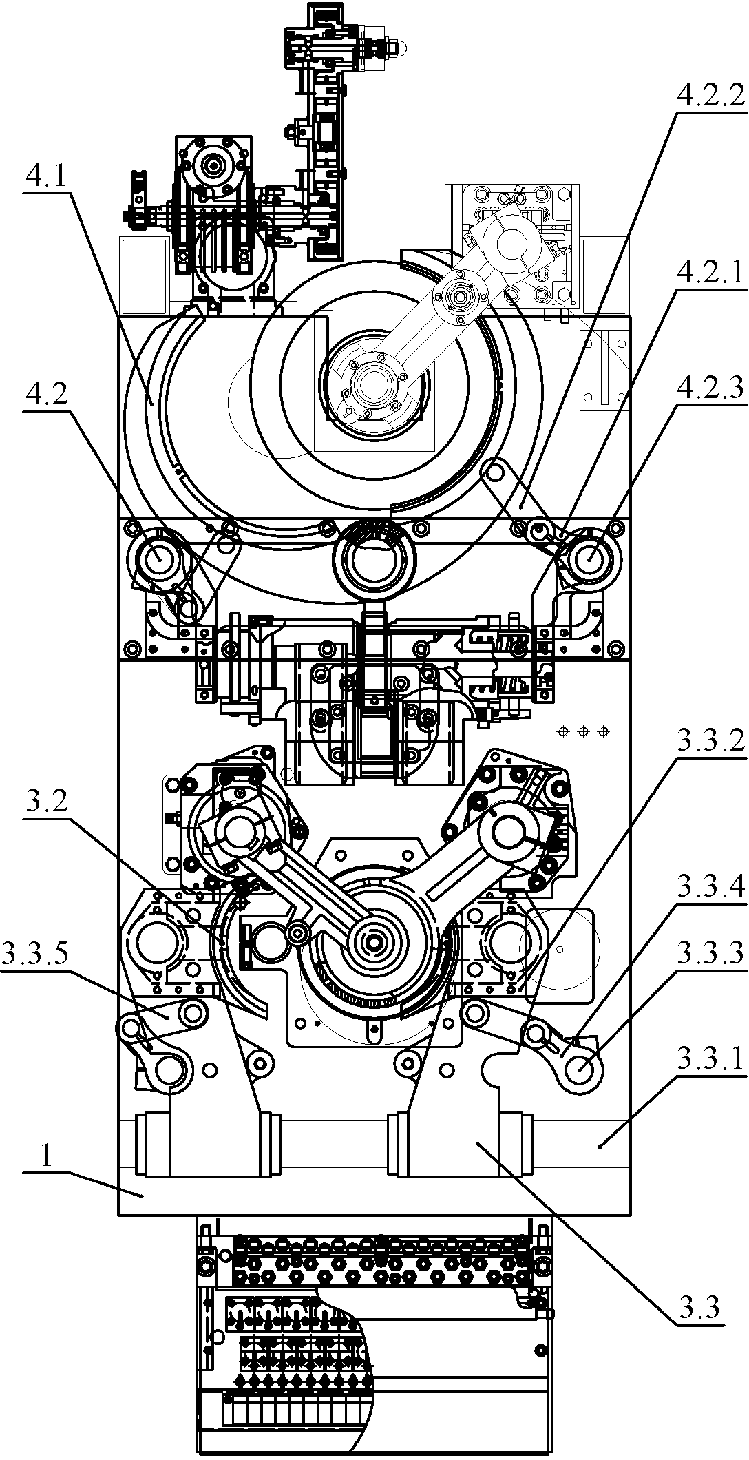 Bottle-making machine and production process for manufacturing extra-large glass bottles