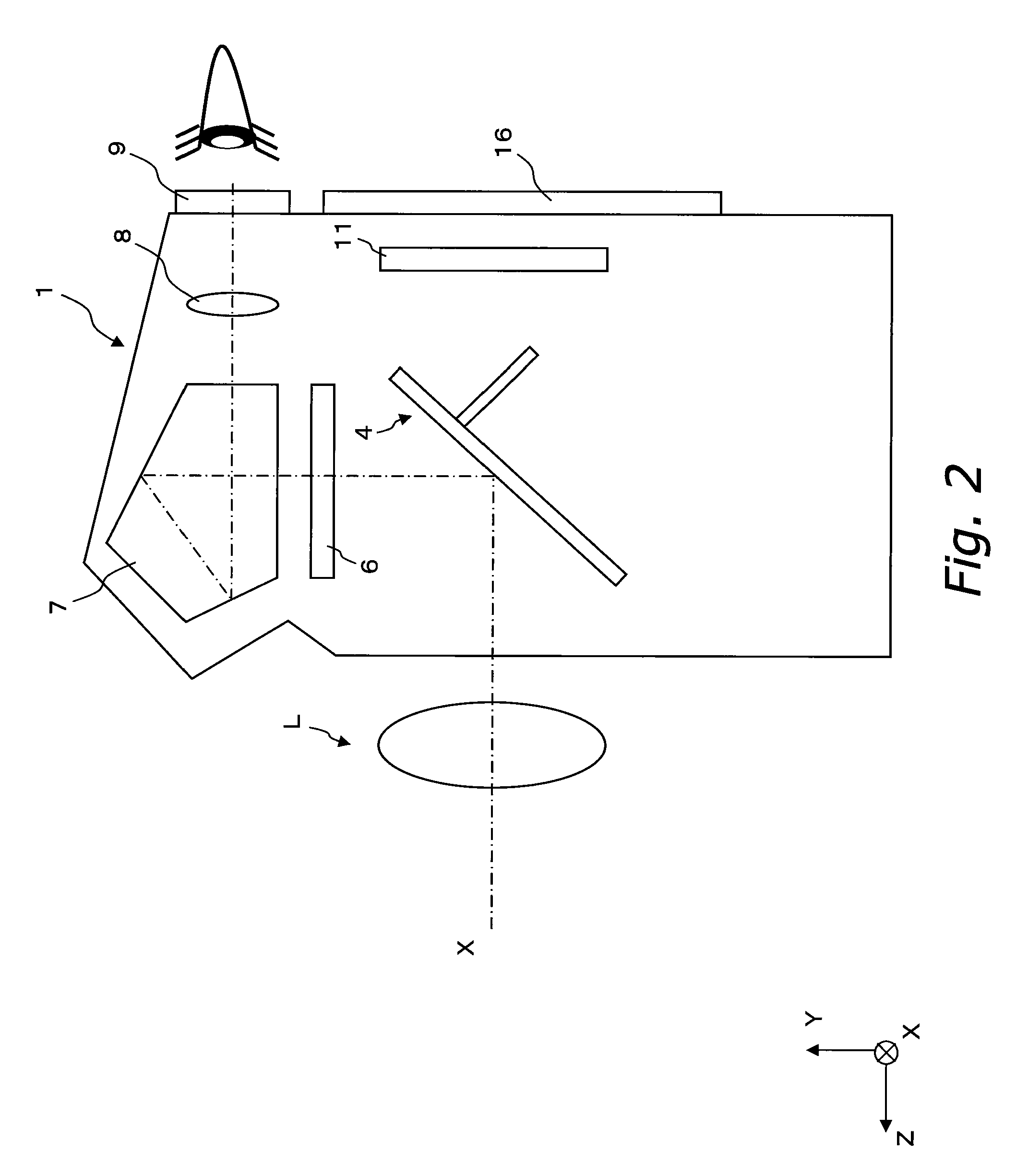 Camera system with side-by-side image display