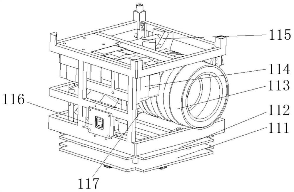 High-integration three-unit cubic satellite capable of maneuvering orbital transfer