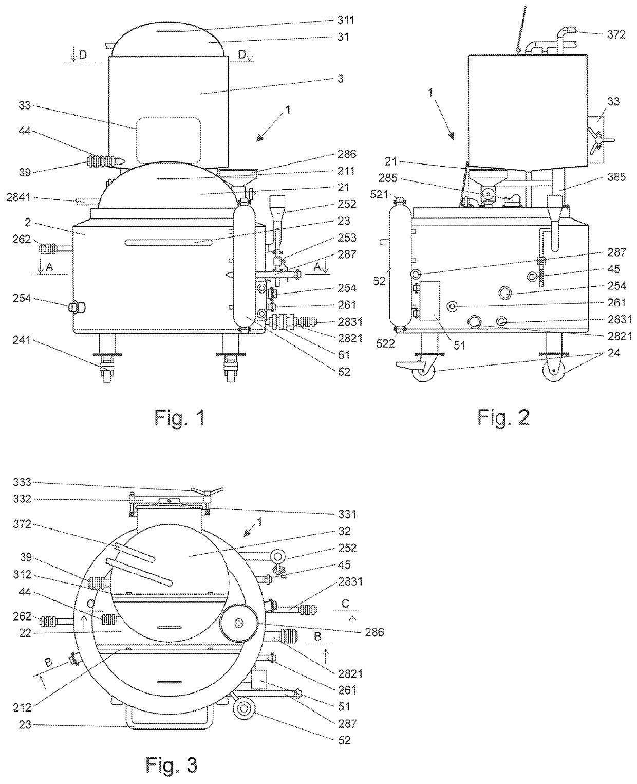 Two vessel compact beer brewing system