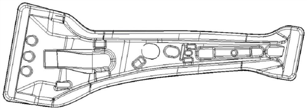 High-strength automobile B column stamping die and stamping method