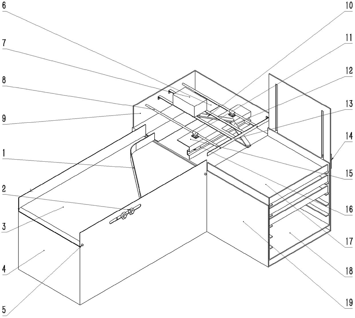 A fully automatic stacking equipment suitable for cans of different specifications