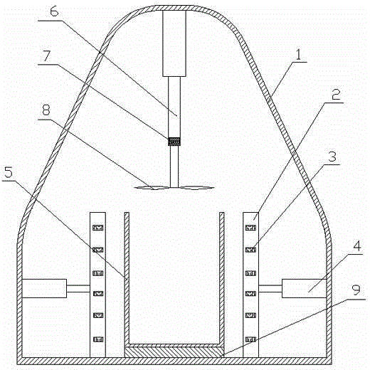 Ultrasonic wave stirrer