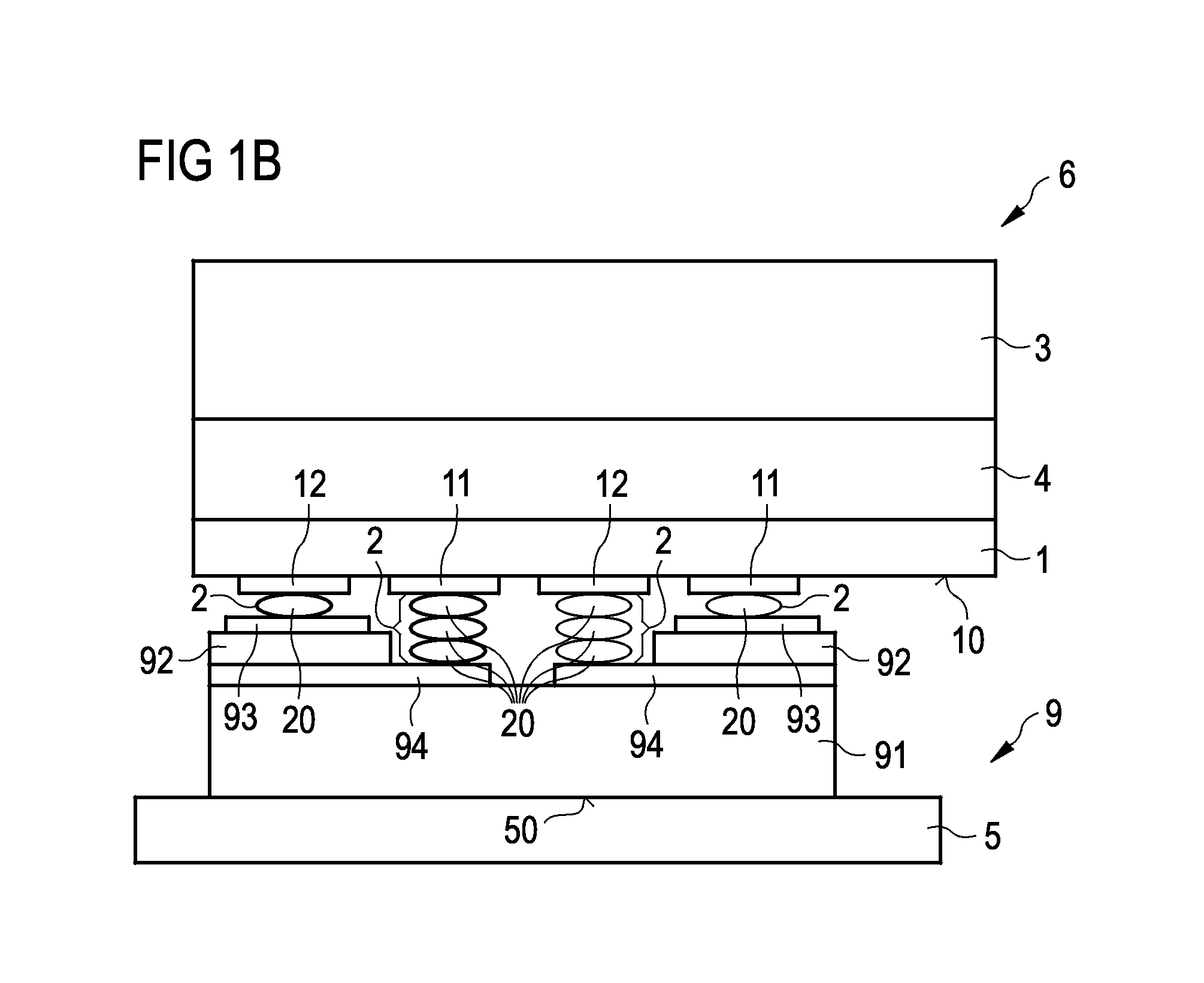 Method for Temporary Electrical Contacting of a Component Arrangement and Apparatus Therefor