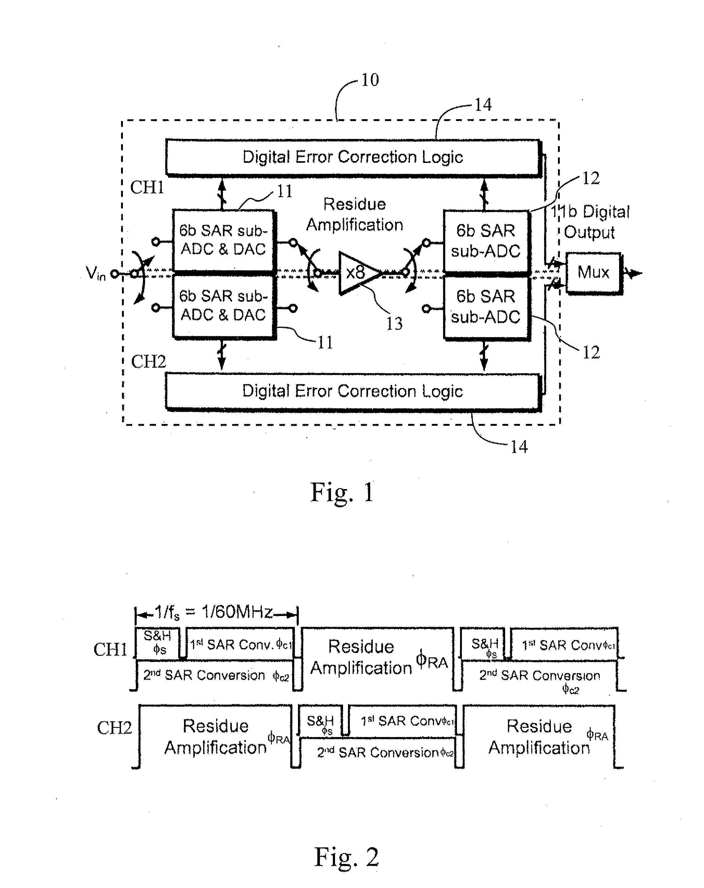 Analog to digital converter circuit