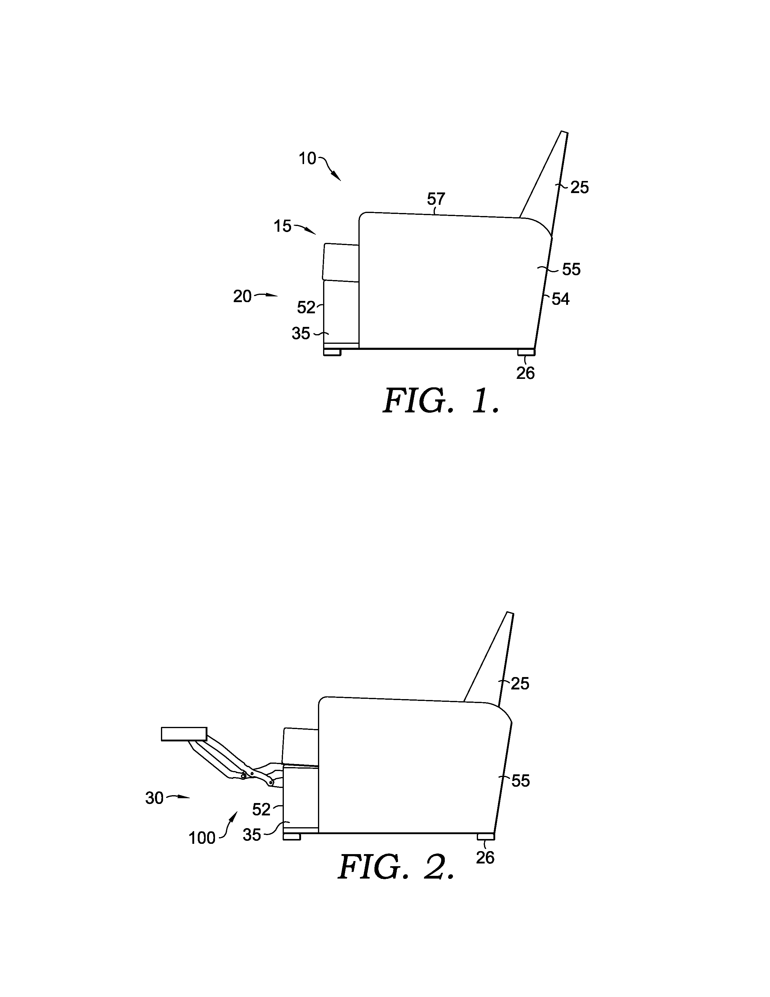 Zero-Wall Clearance Linkage Mechanism for a Lifting Recliner