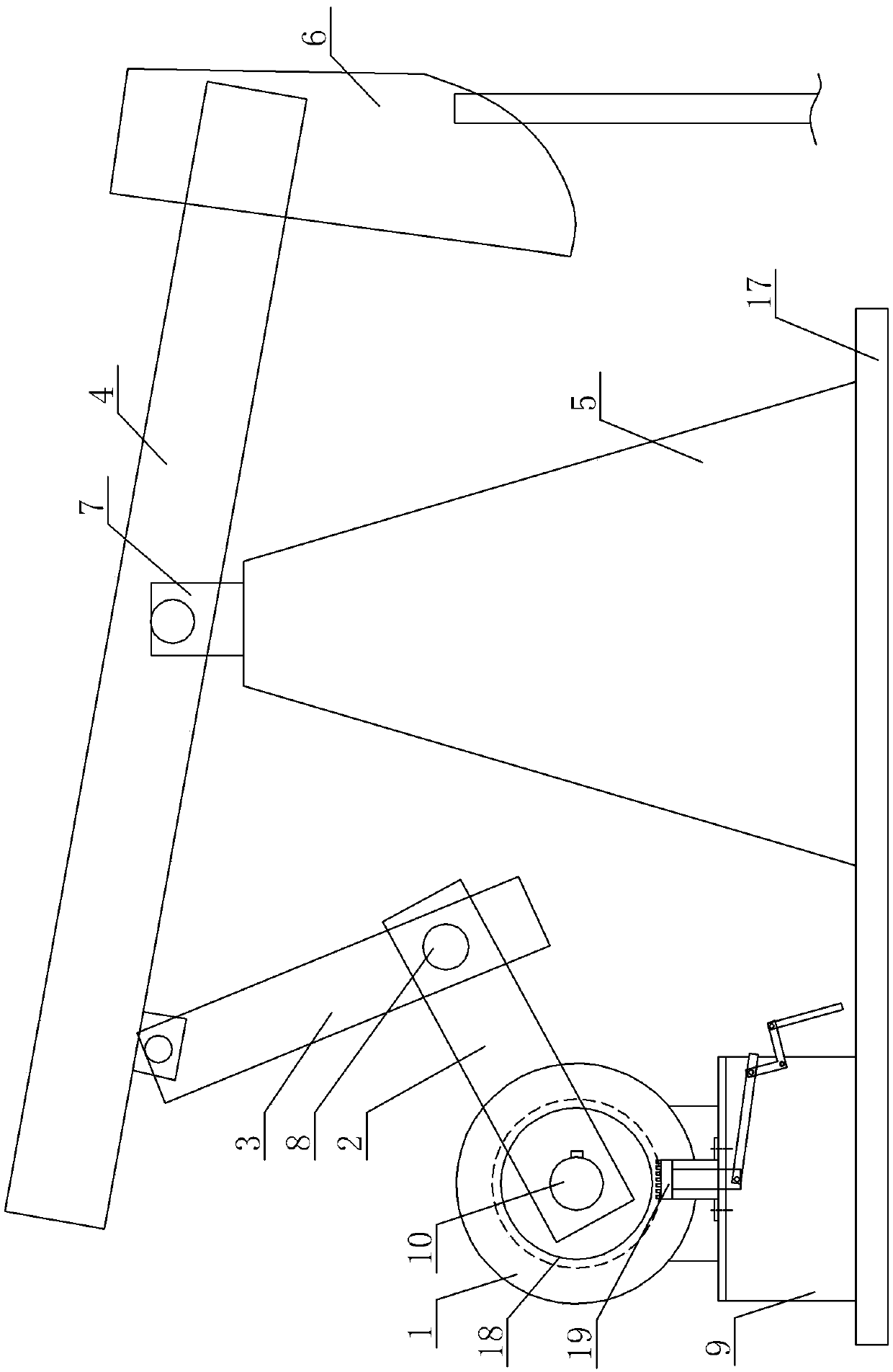 A beam pumping unit with heat dissipation brake structure