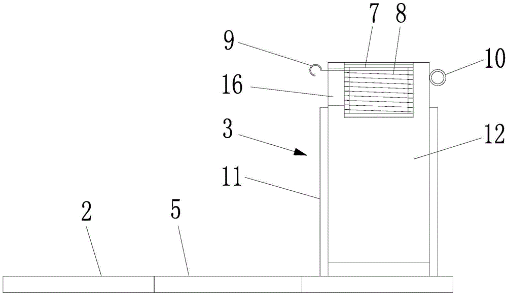 A control device for spraying thickness of substrate on slope surface