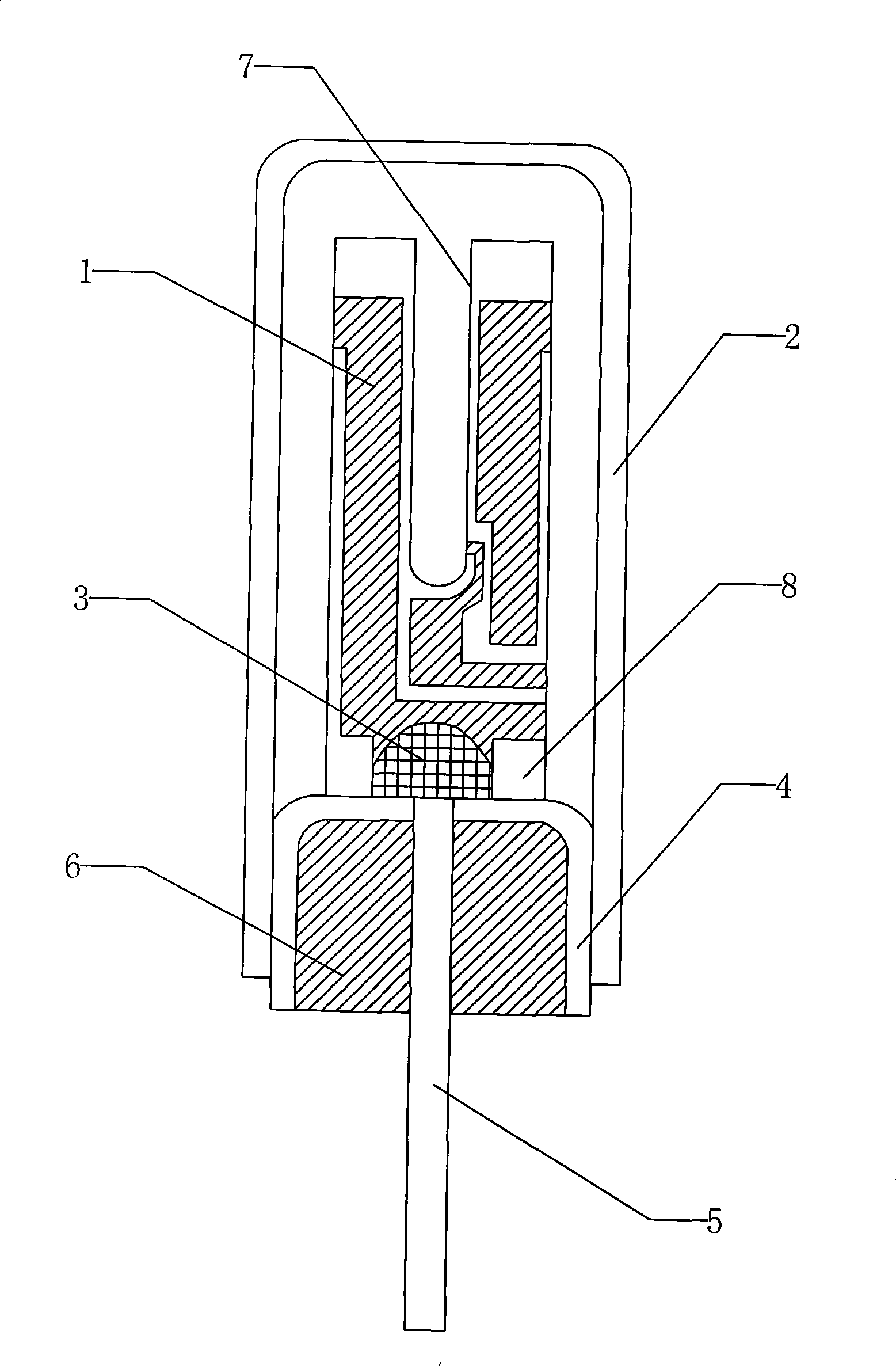 Quartz tuning-fork resonator