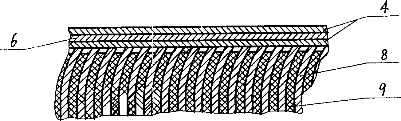 Method for mfg. parallel capacitor core, and parallel capacitor core