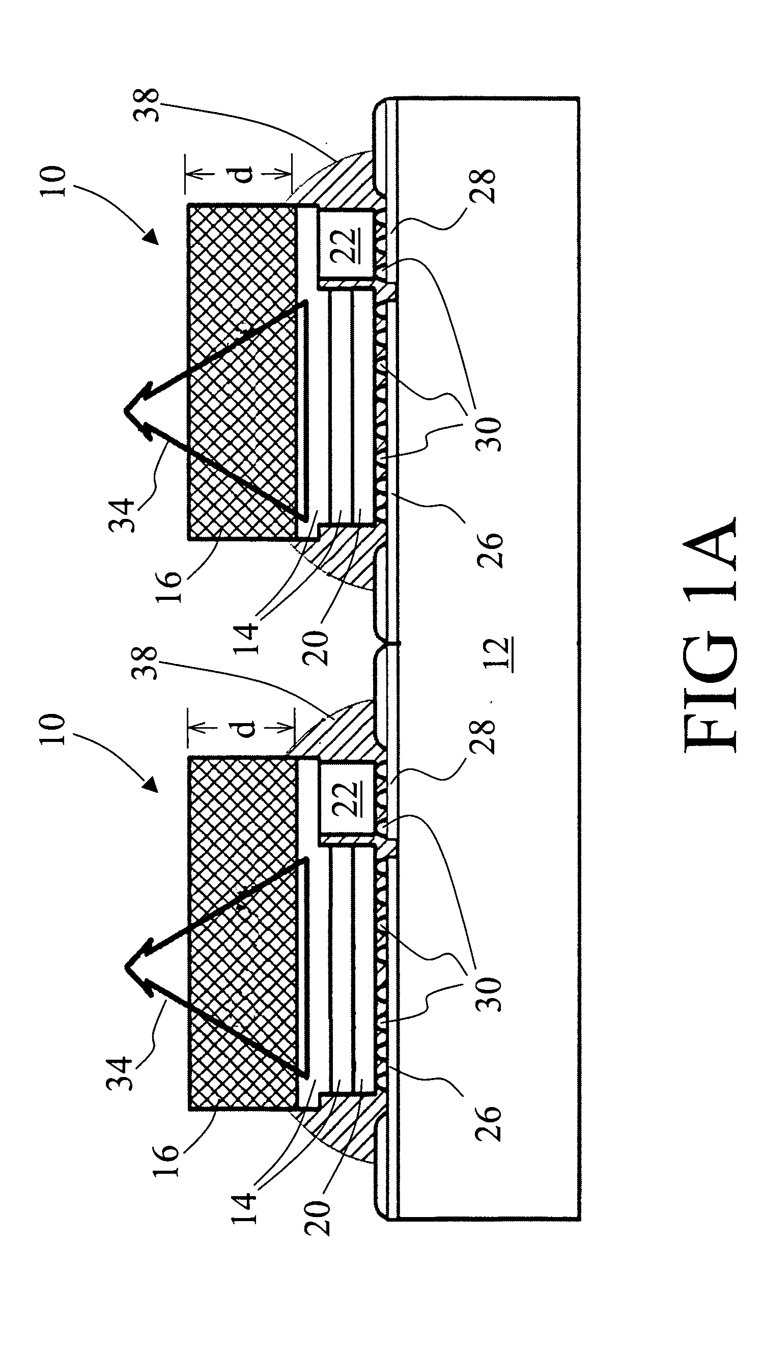 Flip chip light emitting diode devices having thinned or removed substrates