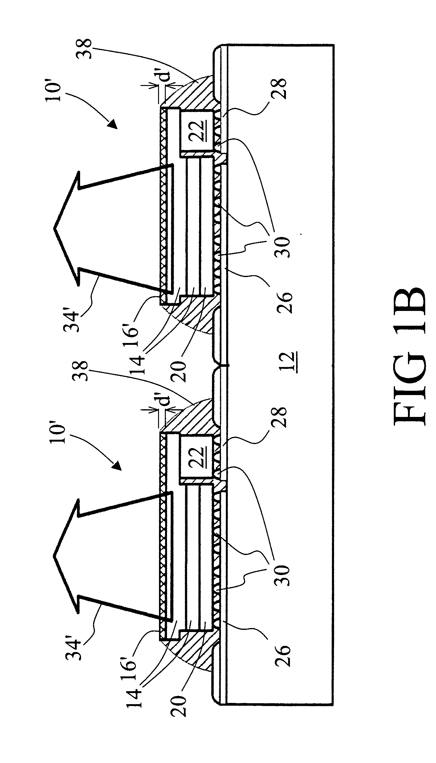 Flip chip light emitting diode devices having thinned or removed substrates