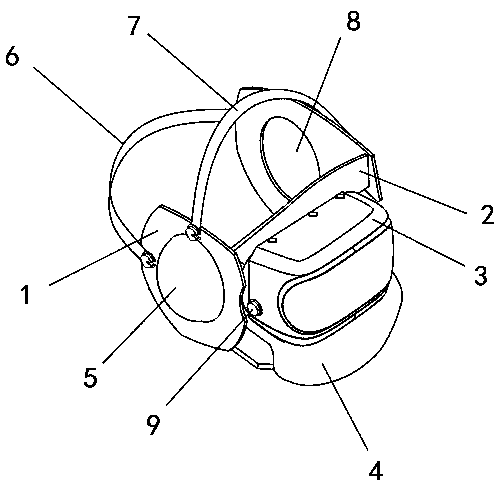 Helmet display for airplane training