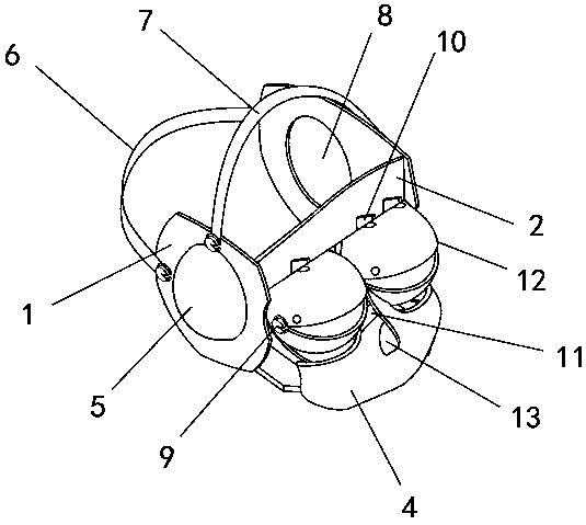 Helmet display for airplane training