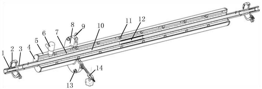 A thermal insulation penetrating device for a hot chamber