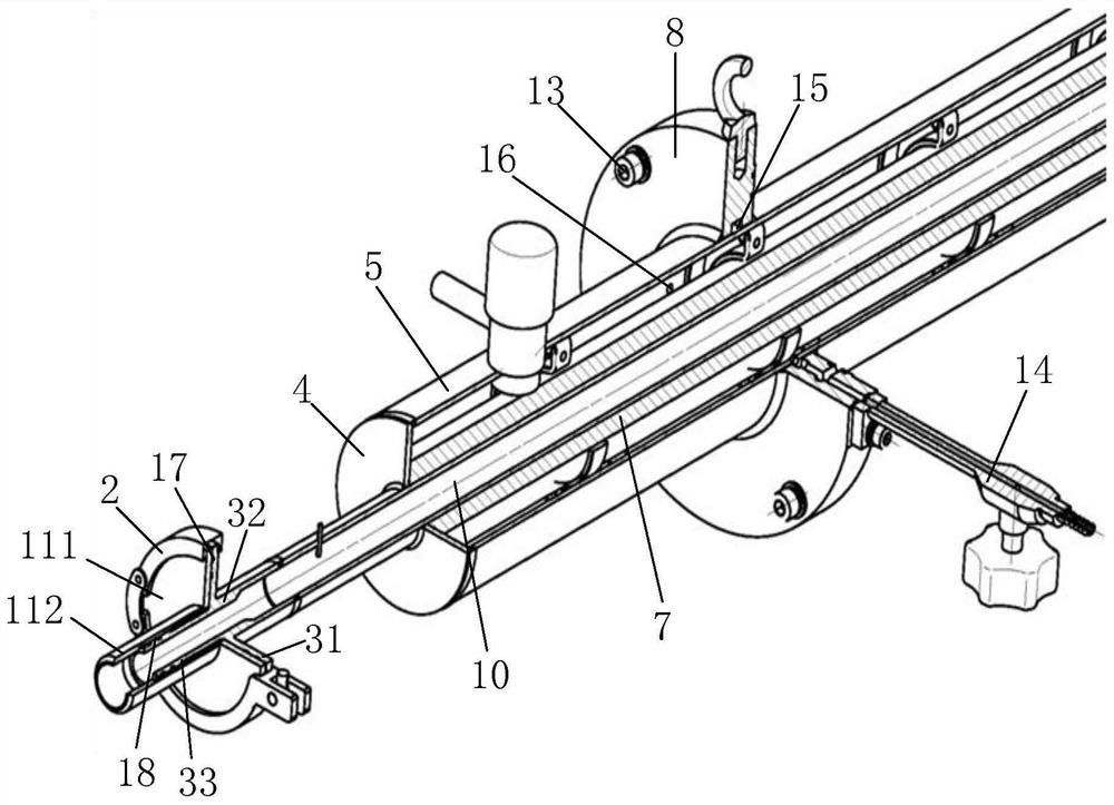 A thermal insulation penetrating device for a hot chamber