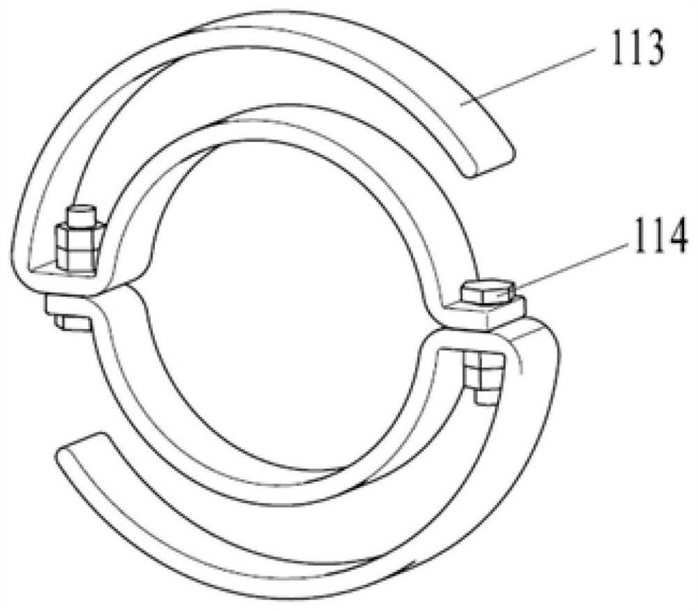 A thermal insulation penetrating device for a hot chamber