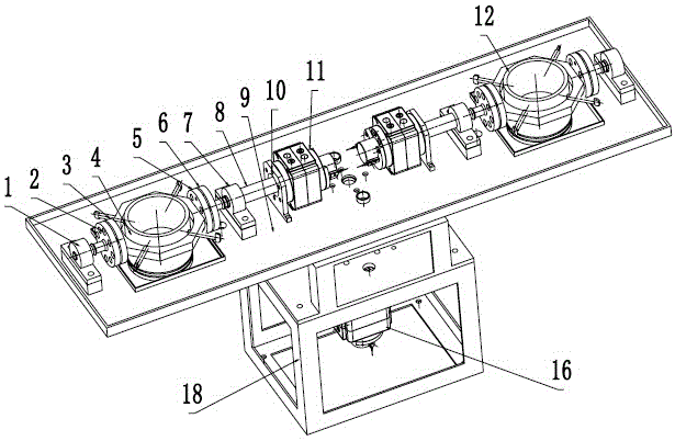 A simulation test bench for thermal shock and thermal fatigue of heated parts