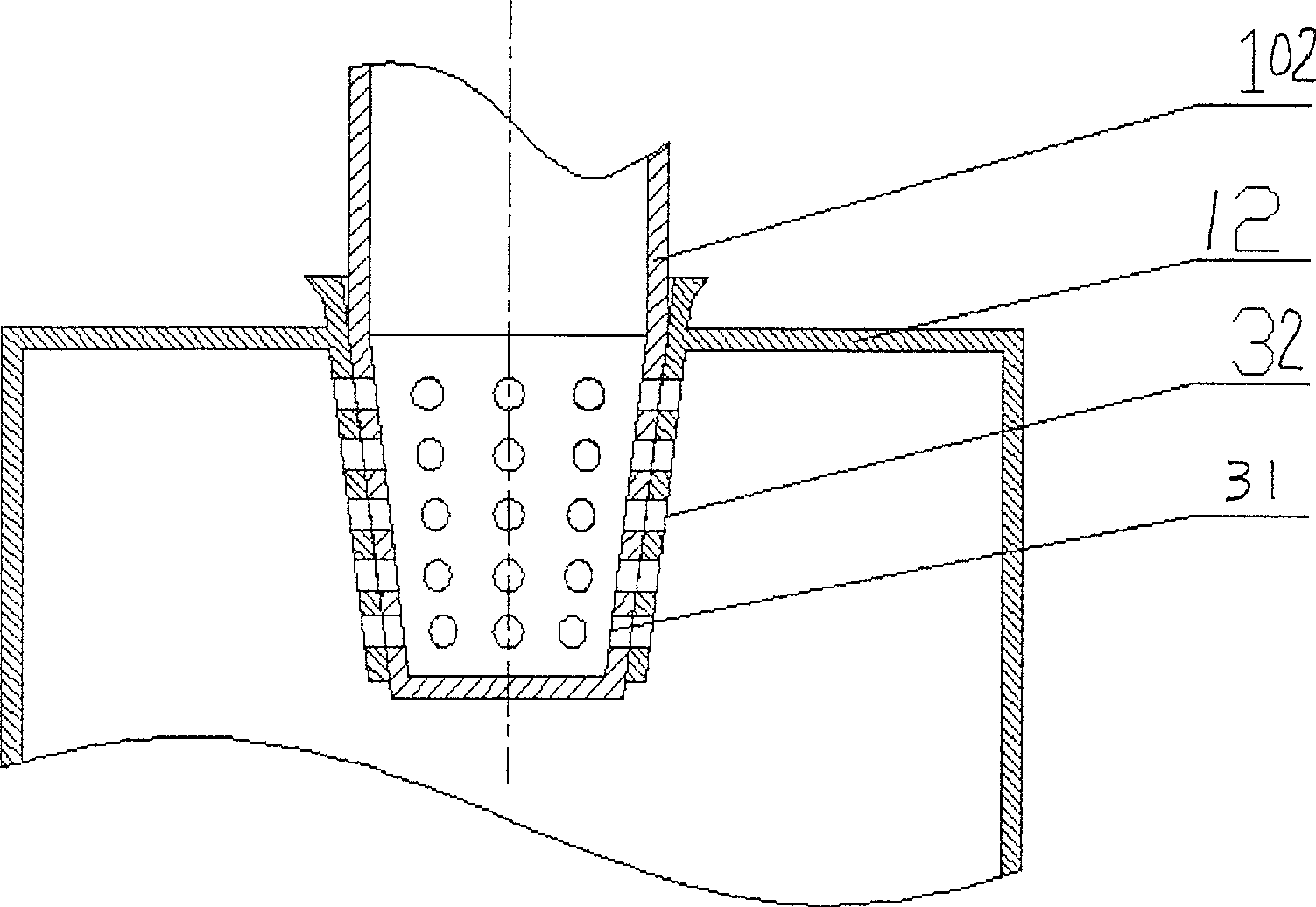 Method and device for measuring absorbing capacity of organic solvent volatile gas in ion liquid