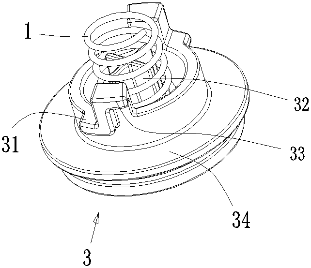 Cup cover convenient to disassemble for cleaning