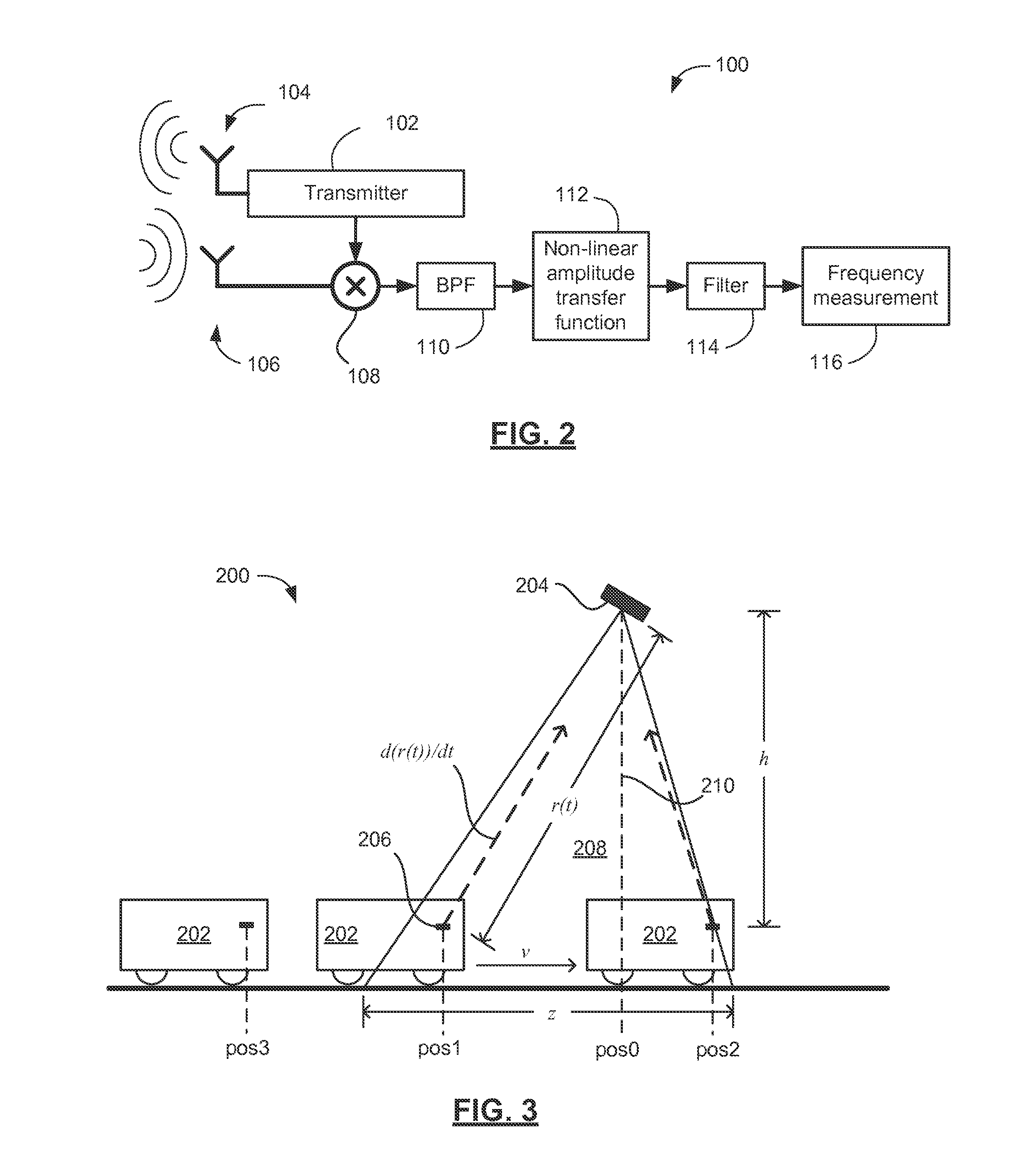 Methods and systems for determining vehicle position in an automatic vehicle identification system