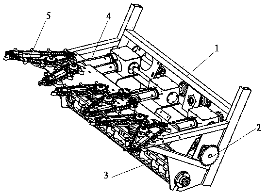 Corn harvester header