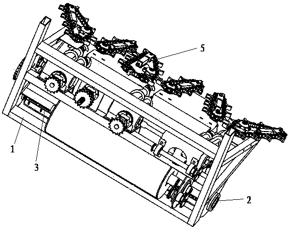 Corn harvester header