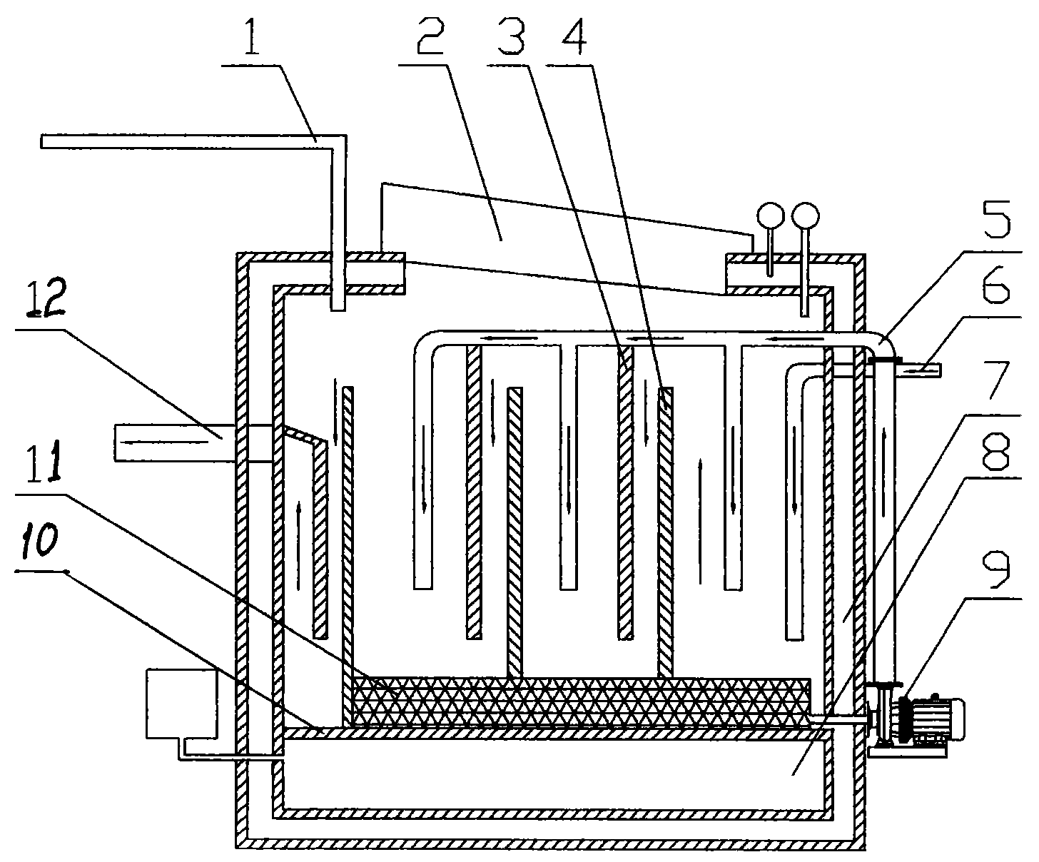 Progressive vacuum constant temperature biogas generator