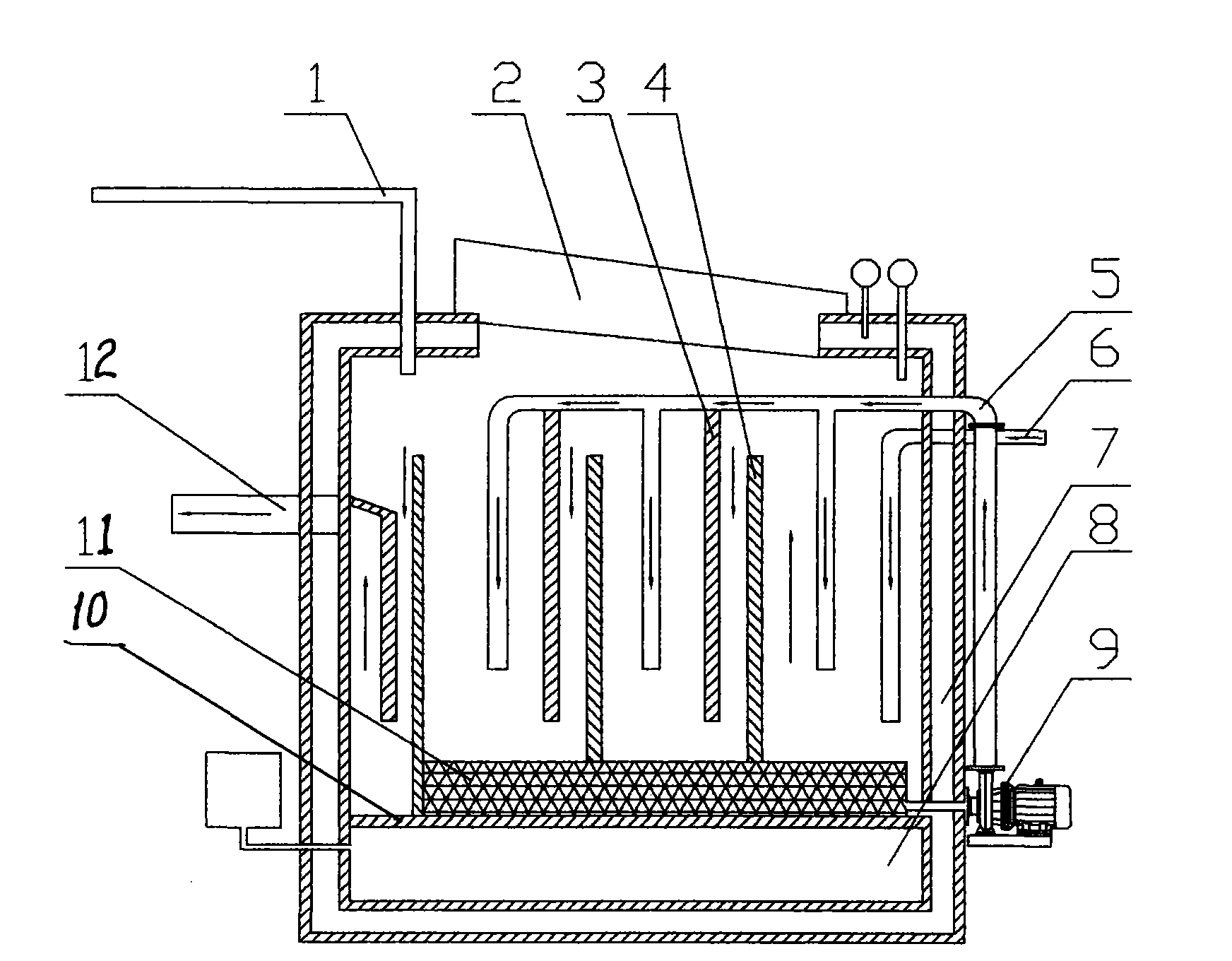 Progressive vacuum constant temperature biogas generator