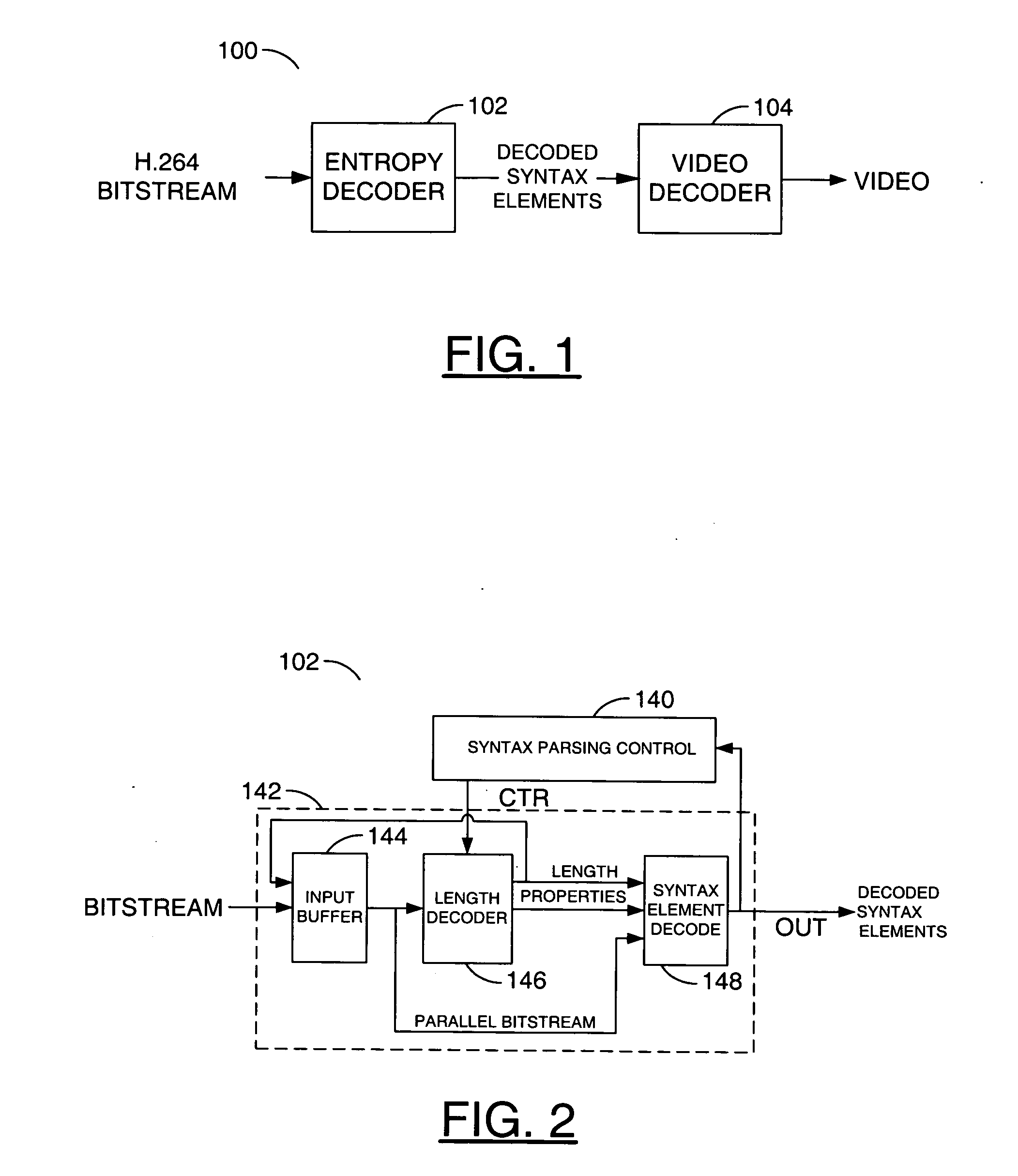 Method and/or apparatus for parsing compressed video bitstreams