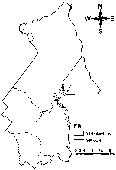 Method for calculating landscape protection value of land nature reserves