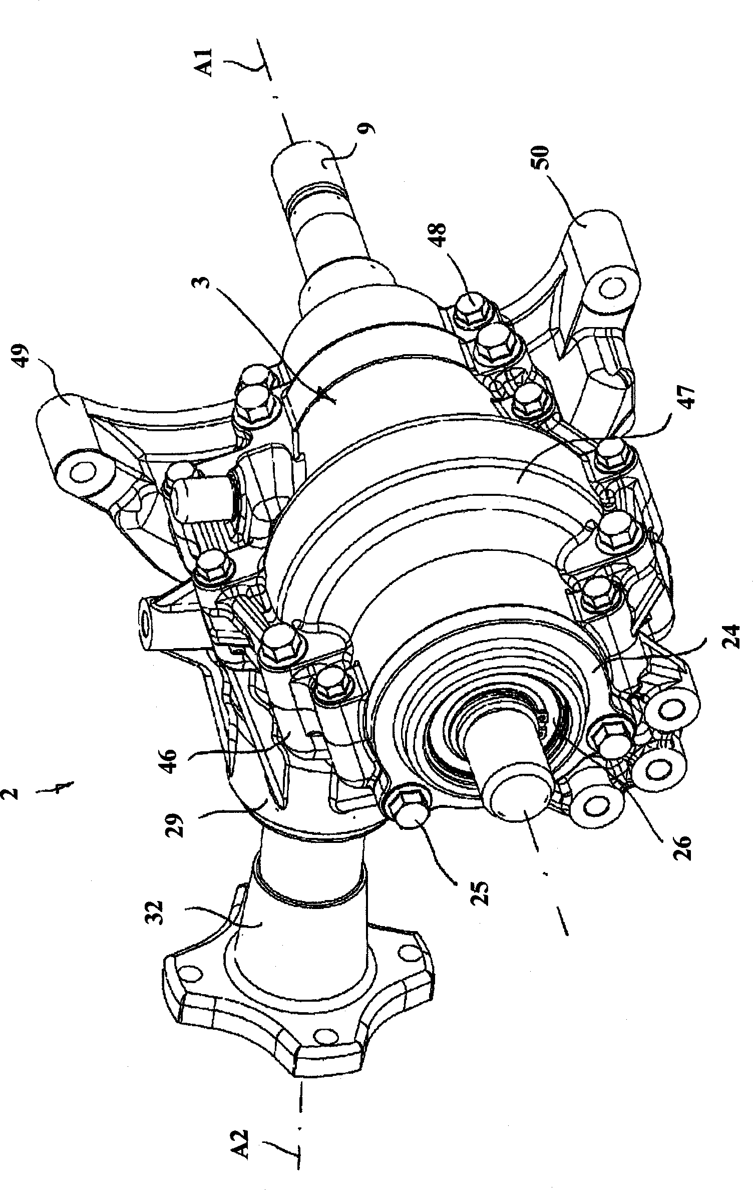 Angle drive components