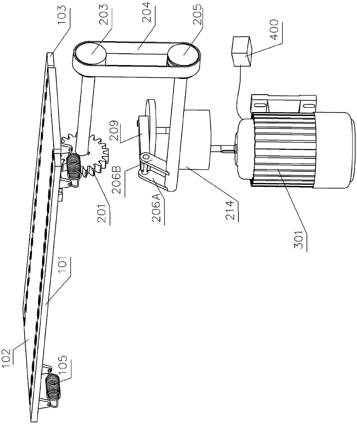 Checkerboard type road micro-energy collecting system