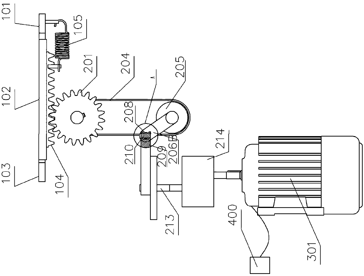 Checkerboard type road micro-energy collecting system