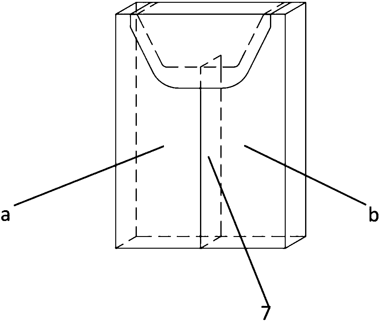 Fresh-keeping cigarette packaging box internally divided into multiple subspaces