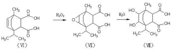 Method of preparing fluorine-containing alkenyl demoulding intermediate with industrial side product terpinene