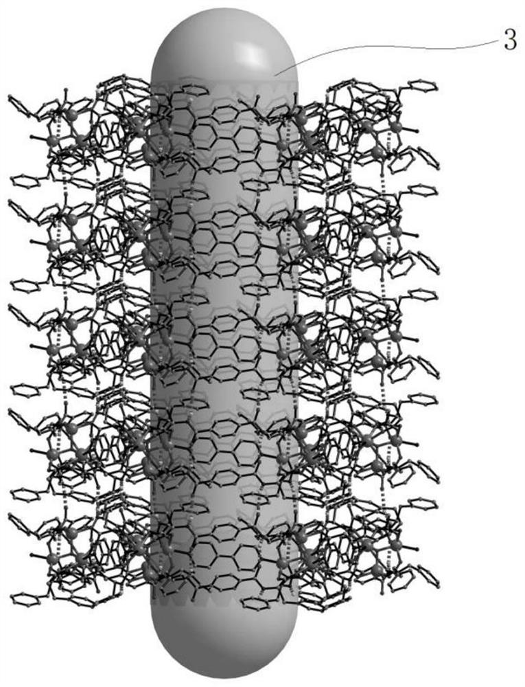 Preparation method and application of mimic enzyme MOF-based chiral separation material