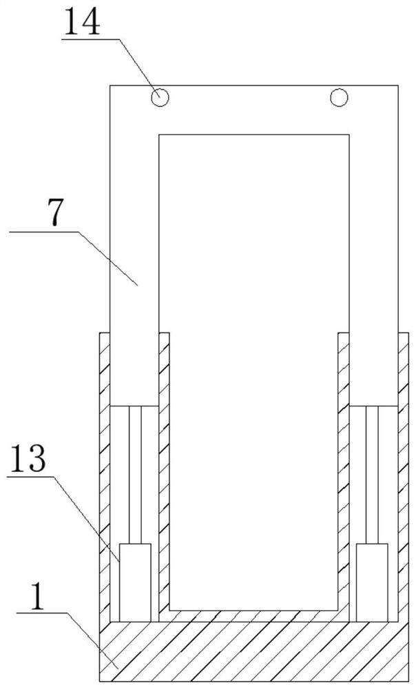 Device for testing elasticity of latex mattress