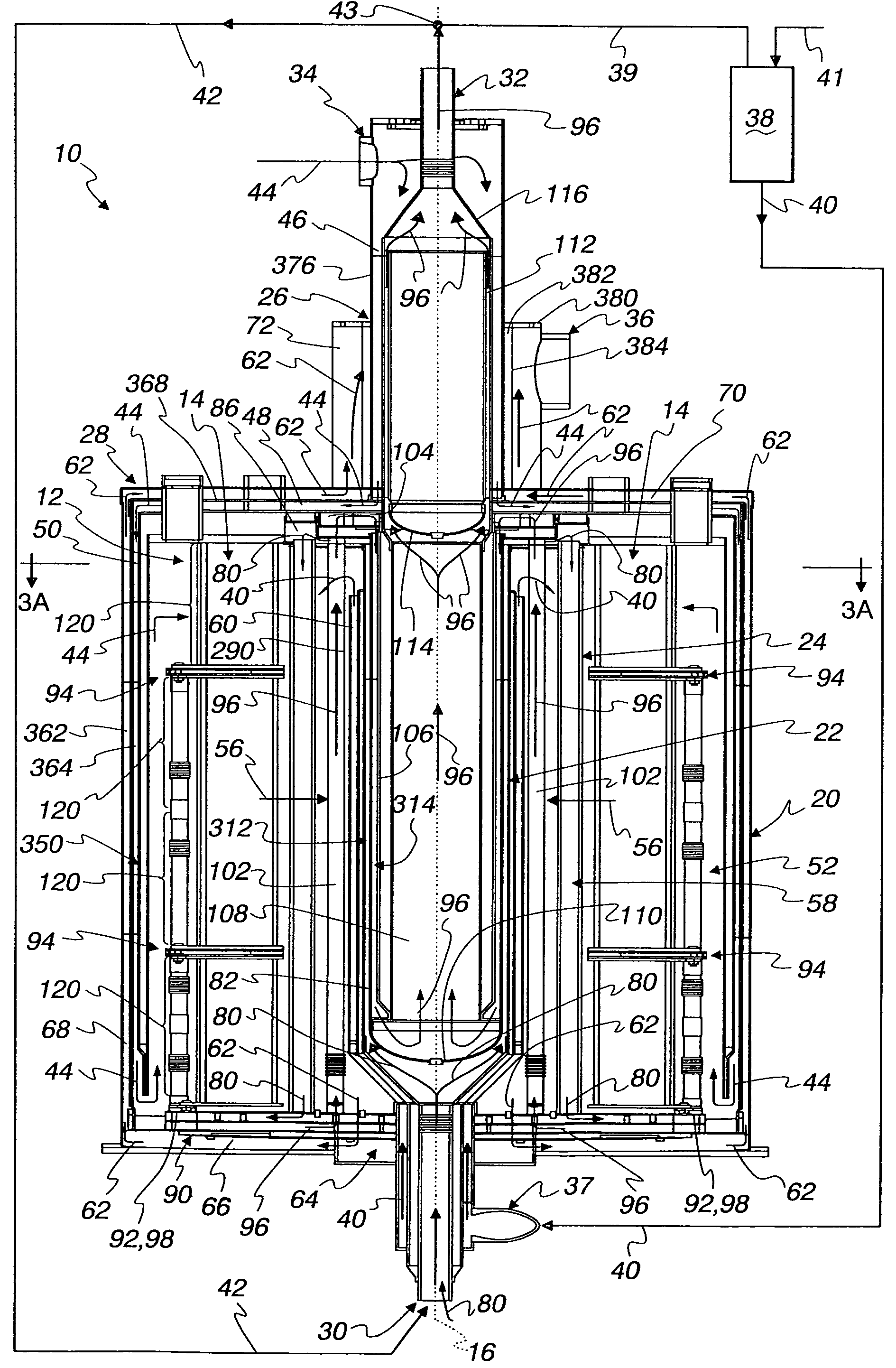 Integrated solid oxide fuel cell and fuel processor