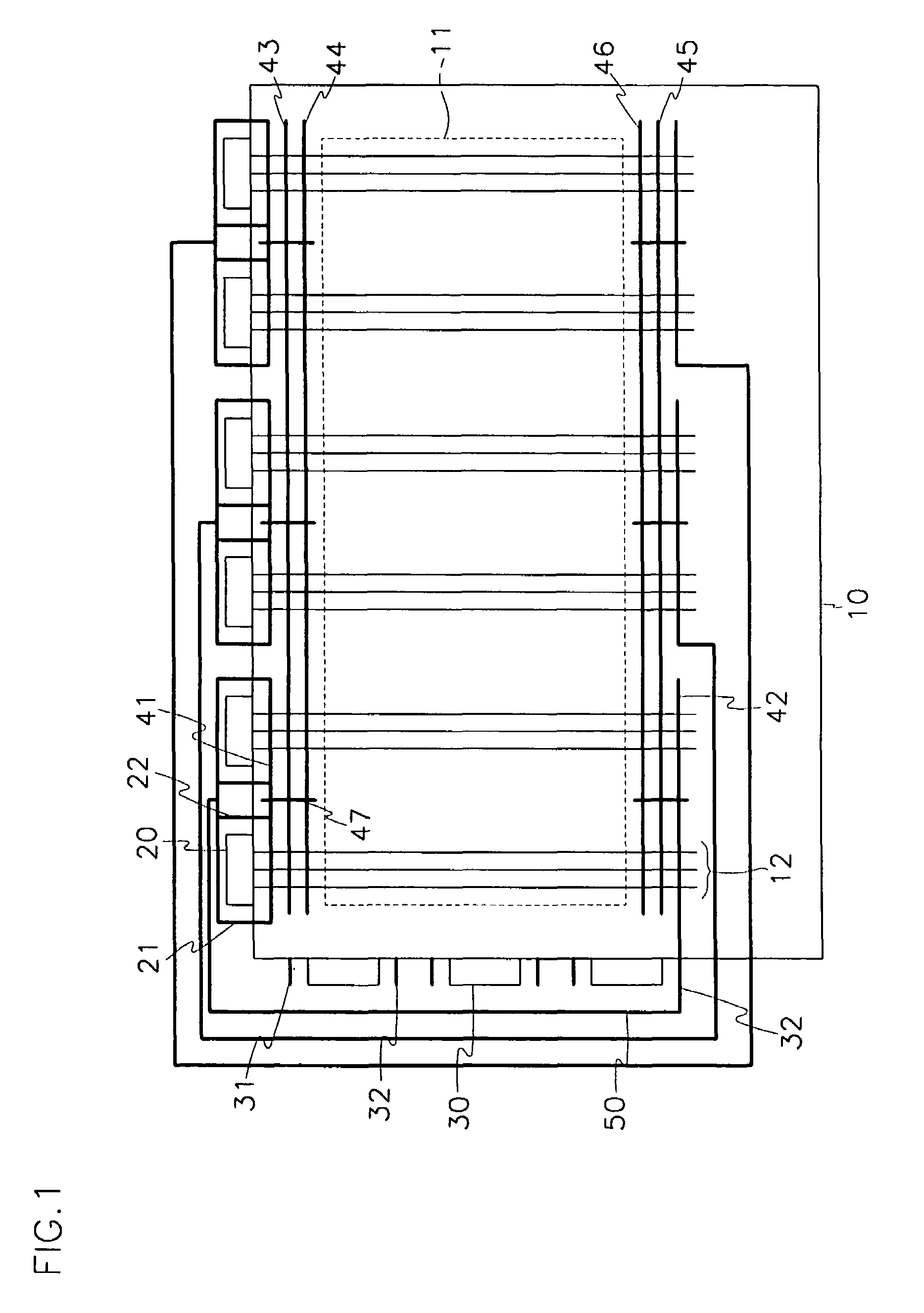 Thin film transistor array substrate for a liquid crystal display having repair lines