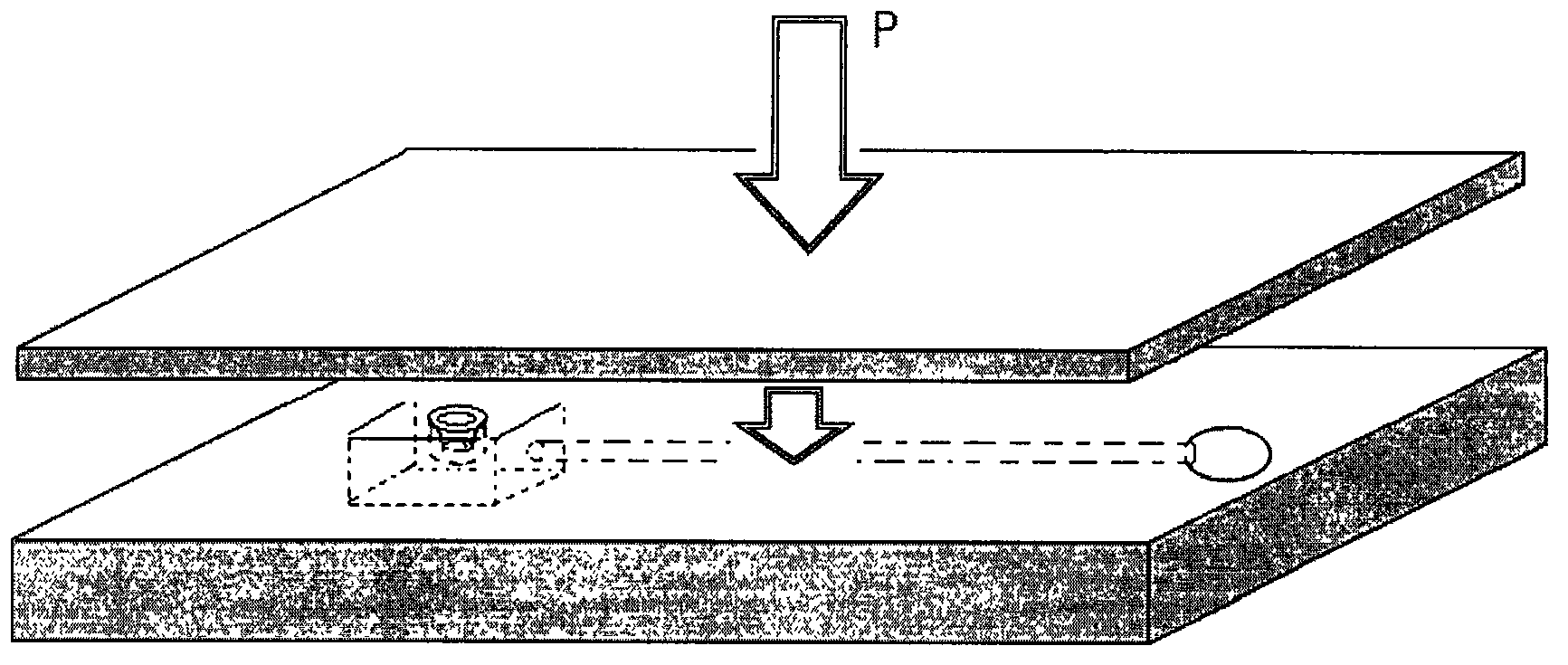 Polymethylmethacrylate material micro-fluidic chip processing technology