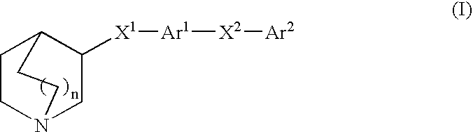 3-Quinuclidinyl heteroatom bridged biaryl derivatives