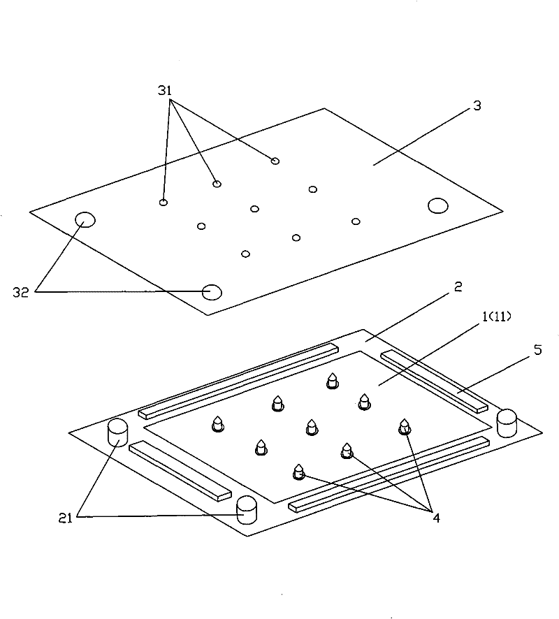 Manufacturing method of nail bed for PCB solder-mask printing