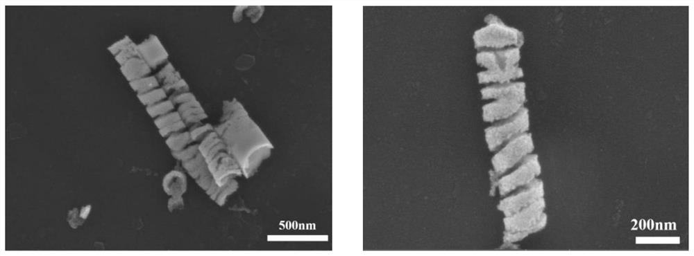 A kind of preparation method of multistage micro-nano motor