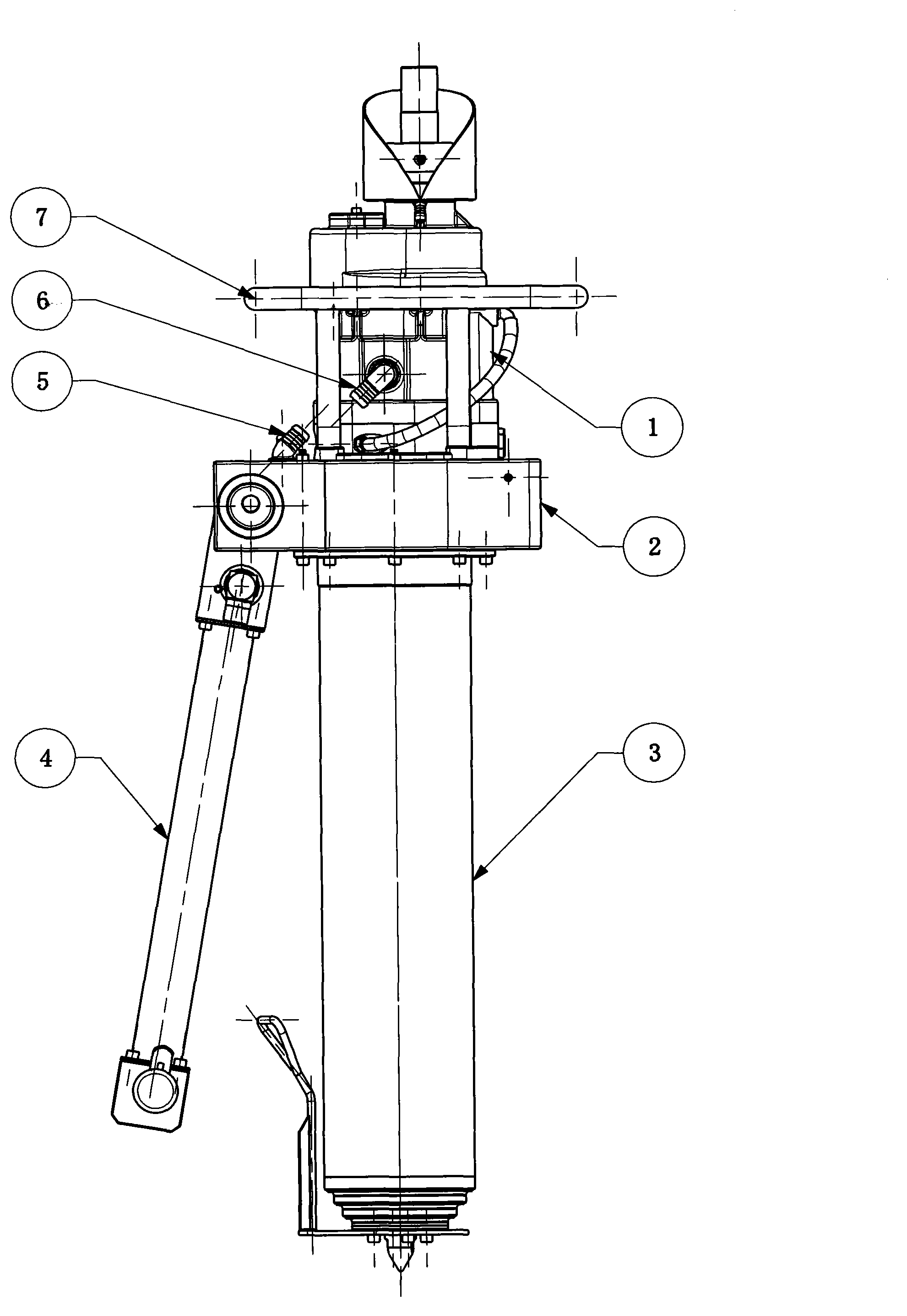 Rotary impact type pneumatic roofbolter