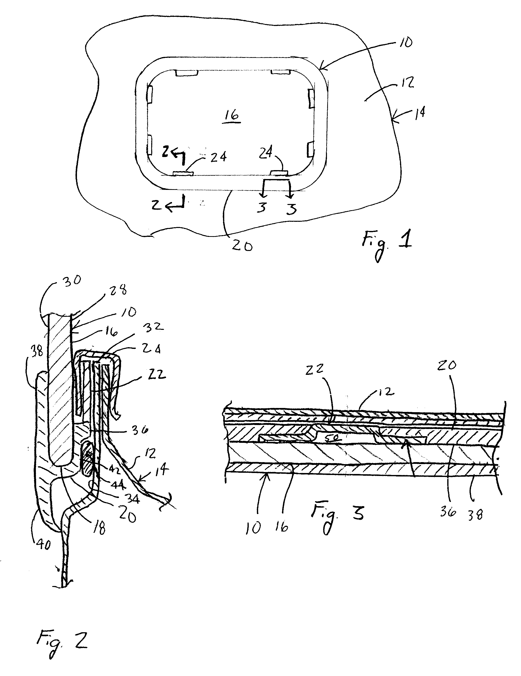 Clip-in window assembly for vehicles