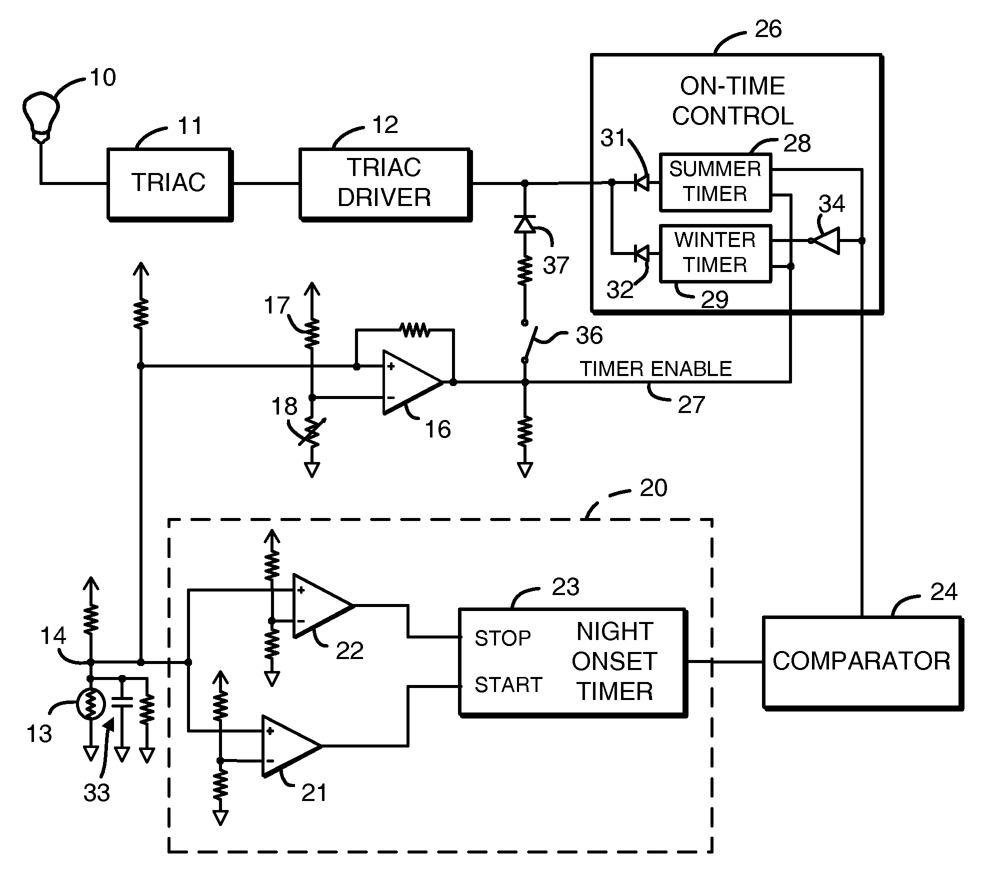 Lighting Control with Season Detect