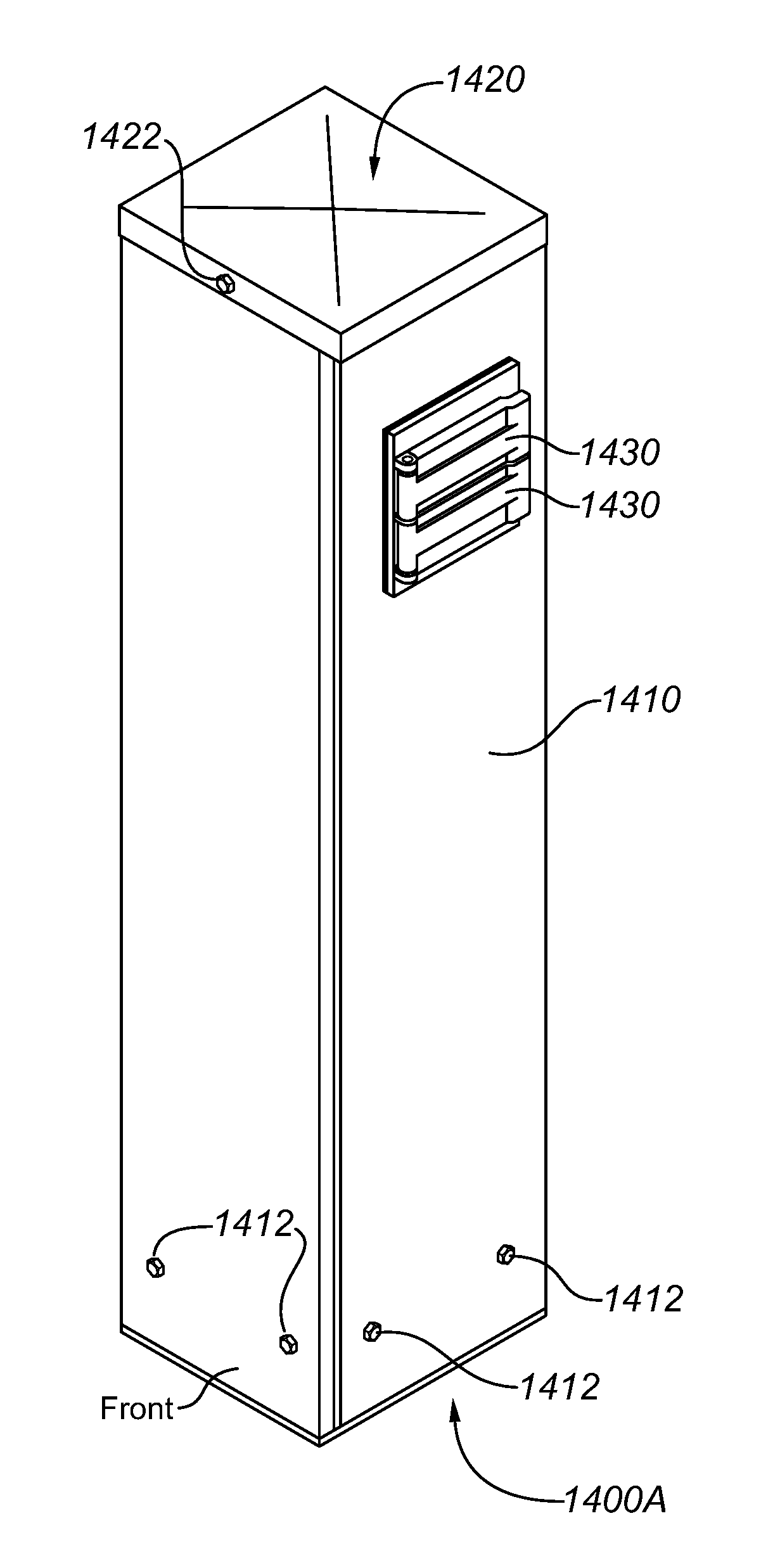 Power pedestal with breakaway pedestal base