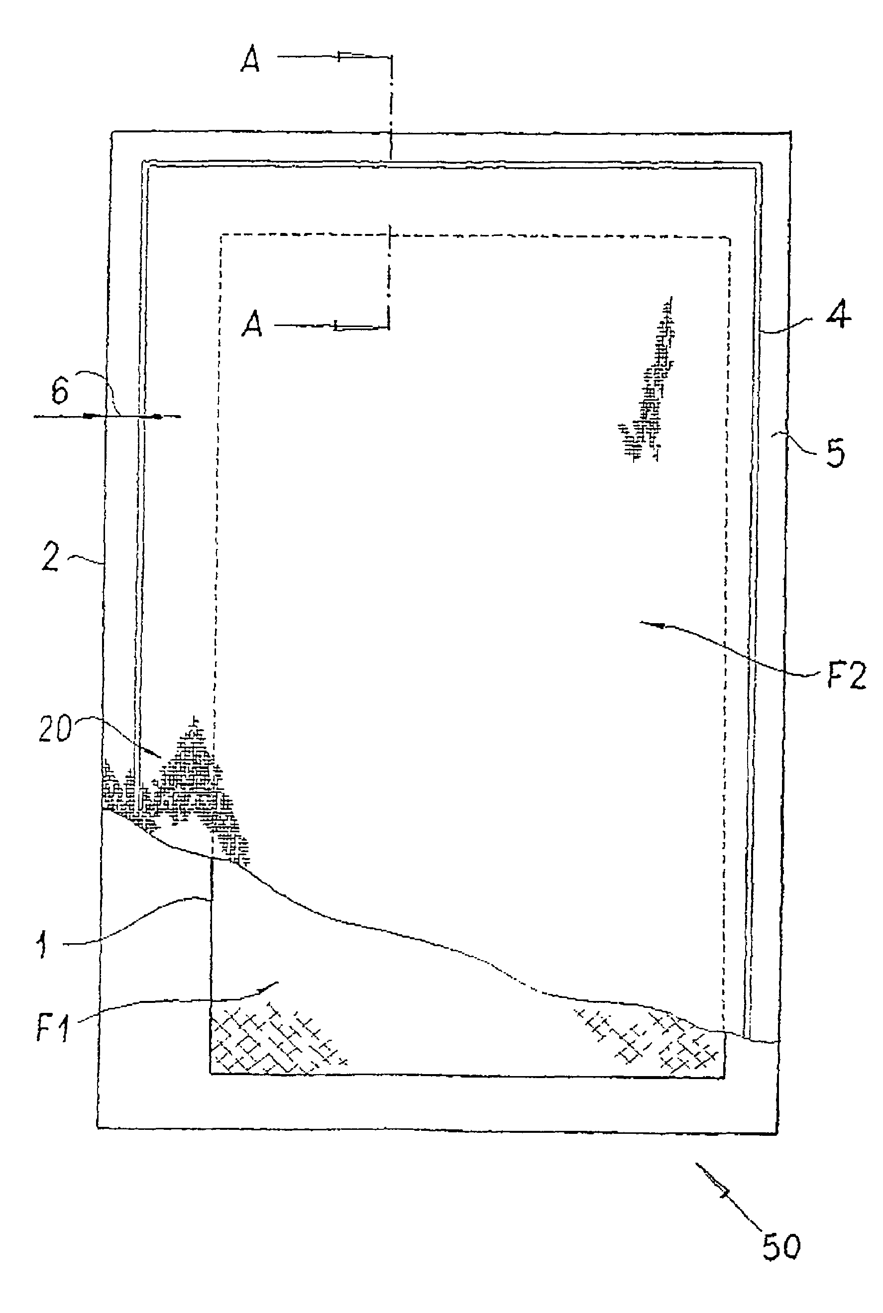 Absorption body for attachment to the human body