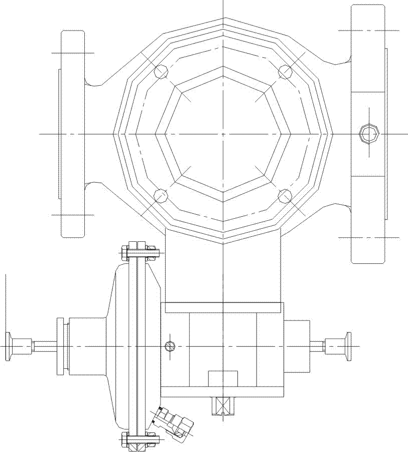 Integrated cut-off type pressure regulator